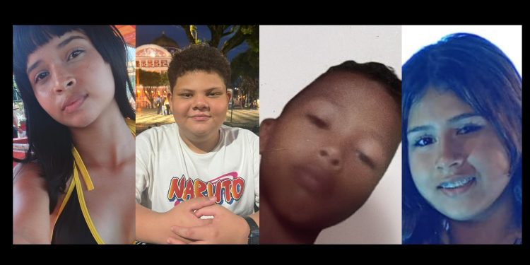 SSP confirma o desaparecimento de mais quatro menores em Manaus; saiba quem são