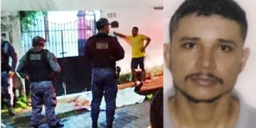 Veja cena: Homem tenta fug1r de persegu1ção e m0rr3 a t1r0s em rua na Compensa