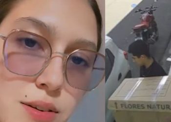Vídeo: entregador da Uber é acusado de desaparecer com entrega de flores em Manaus
