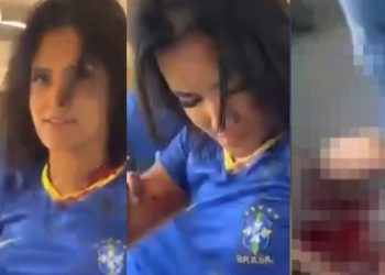 Vídeo forte: passageira é c0rtada por rival dentro de busão no Distrito: ‘pra você aprender’