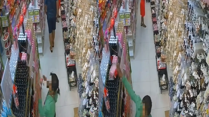 Vídeo: Ladr@ corre, mas é pega após tentar furt0 em loja de cosméticos em Manaus
