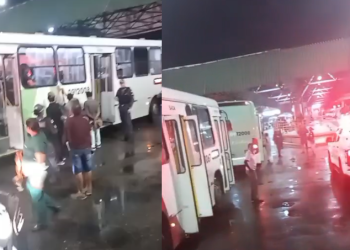 Vídeo: Passageiros de ônibus são r0ubad0s a tir0s e c0r0nhadas na Zona Norte de Manaus