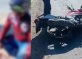 Vídeo: Dois motociclistas ficam grav3ment3 f3ridos em ac1dente com carro no Mauazinho