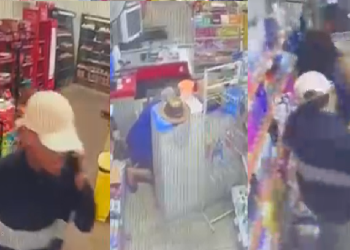 Vídeo mostra trio que m@tou dono de mercadinho chegando ao local em Manaus; veja