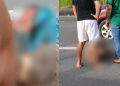 Vídeo: População e$panc@ e deixa quase m0rt0 suspeito de e$tupr0 na avenida das Torres