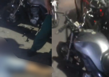 Vídeo: Motociclista fica todo qu3brad0 com a moto det0nada em ac1dente na avenida das Torres