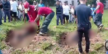 Vídeo: Operários descobrem c0rç0 de homem em cova nos fundos de igreja em Tabatinga