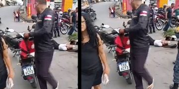 Vídeo: veja o motoqueiro ferid0 em colisã0 hoje à tarde no Cidade de Deus