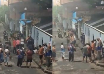Vídeo: PM interrompe assalt0 e pr3nde homem que tentou ass@ltar pedestres no Petrópolis
