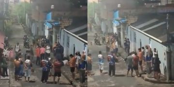 Vídeo: PM interrompe assalt0 e pr3nde homem que tentou ass@ltar pedestres no Petrópolis