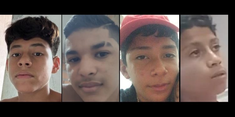 Polícia confirma o desaparecimento de quatro menores em Manaus