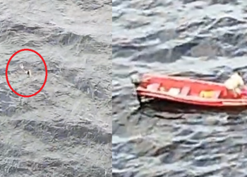 Vídeo: Resgate dramático no Rio Negro salva mulher que se j0g0u da ponte Phelippe Daou em Manaus