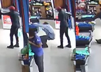 Vídeo forte: assista o momento em que serralheiro é m0rto dento do supermercado