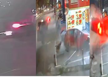 Vídeo forte: mulher m0rre ao ser atingida vi0lentamente por viatura da Rocam em Manaus