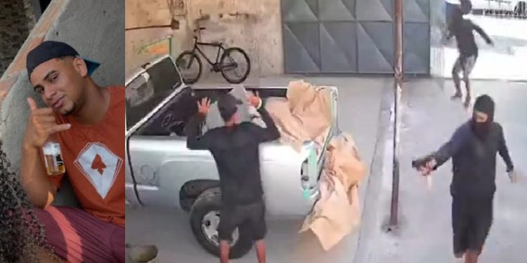 Vídeo forte: veja trio invadindo oficina e pap0cando homem na Rua Amazonas