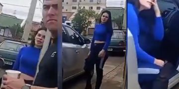 Vídeo: mulher é flagrada pelo noivo c0rn0 saindo da casa do vizinho: ‘olha aí a mulher honesta’