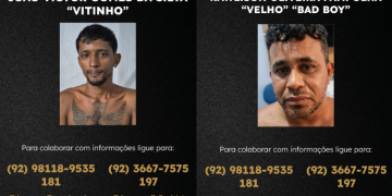 Polícia identifica mais dois ass@ssin0s de comerciante e eles são procurados em Manaus