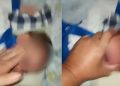 Vídeo mostra mãe agredindo bebê de 5 meses para pressionar pai a enviar dinheiro da pensão