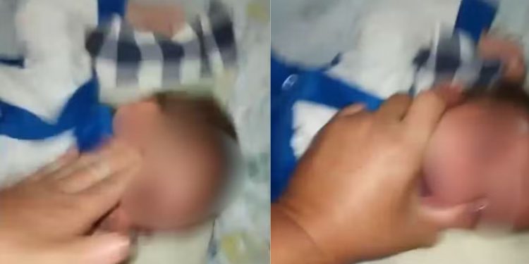 Vídeo mostra mãe agredindo bebê de 5 meses para pressionar pai a enviar dinheiro da pensão