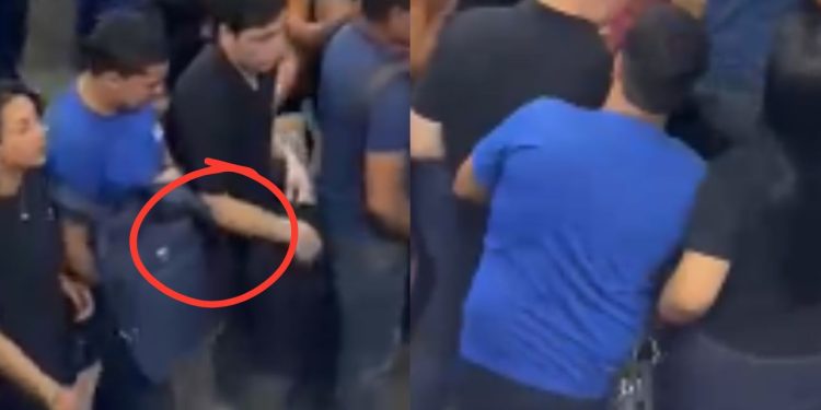 Veja: Homem aproveita lotação no Terminal 3 e tenta abrir bolsa de passageiro