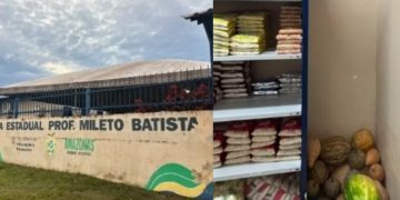 Alunos convivem com fezes de animais e problemas estruturais em escola de Itapiranga; MP investiga