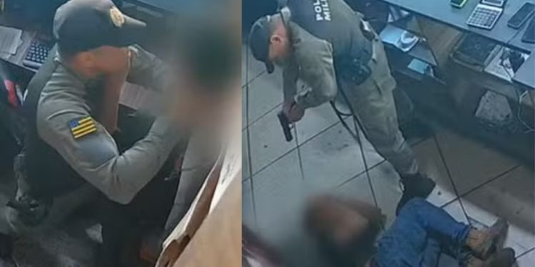 Vídeo: PM é detido após ser flagrado agredindo e ameaçando garoto de 16 anos