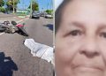 Idosa m0rta atr0pelada por moto na frente do shopping deixa três filhos em Manaus