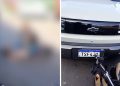 Vídeo forte: pai entra em pânico ao ver filho de 6 anos cair da moto e m0rrer em Manaus: ‘Senhor, porque?’