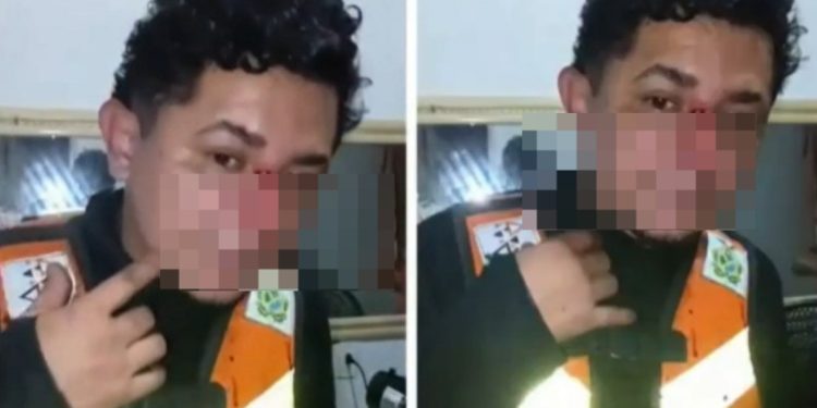 Vídeo: mototaxista c0rtado por linha com cerol escapa da m0rte no Amazonas: ‘ia no meu pescoço’