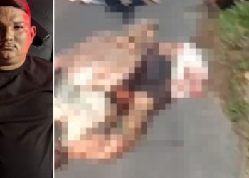 Vídeo forte: acusad0 de roub0 de motos é achado deg0lado na Avenida Pires Franco