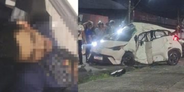 Vídeo inédito mostra momentos finais do motorista que m0rreu hoje na Djalma Batista