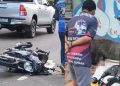 Vídeo: suspeito de r0ubar moto cai durante a fuga e m0rre em Manaus