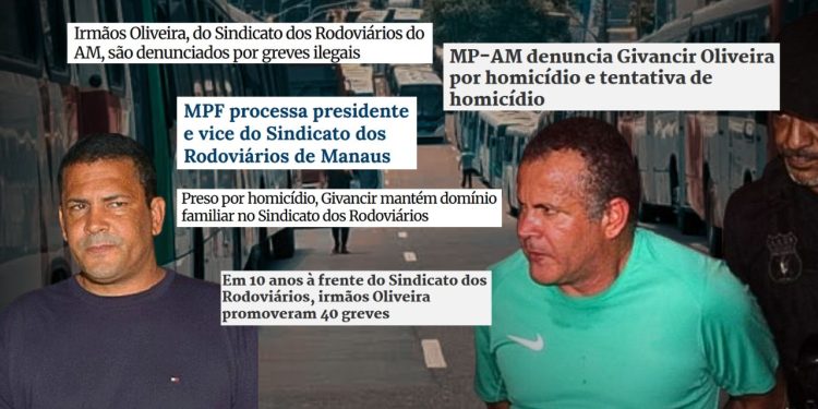Propina, baderna e homicídi0: líderes das greves dos rodoviários, Givancir e Josenildo acumulam denúncias na Justiça