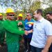 Governador Roberto Cidade fiscaliza as obras de pavimentação em Manicoré