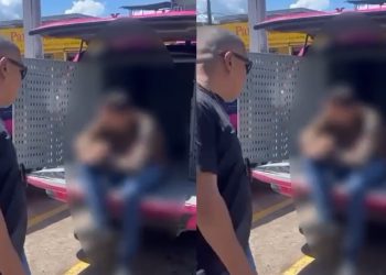 Vídeo: homem invade a casa da ex e chega chutand0 a barriga dela em Manaus