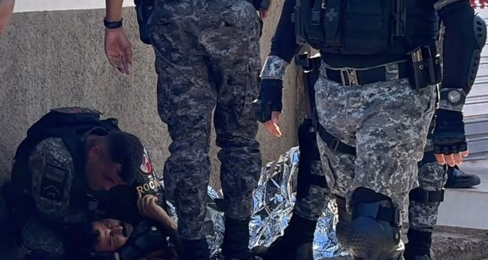 Homem é balead0 na rua durante ação da Rocam em Manaus