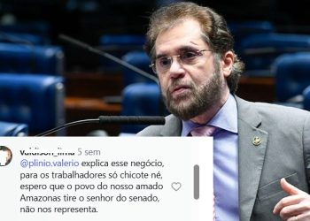 Plínio Valério já gastou mais de R$ 3 milhões em autopromoção do mandato no Senado