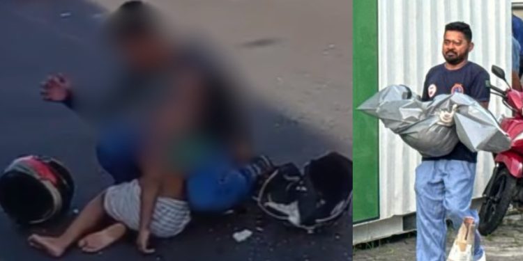 Vídeo: menino de 6 anos que m0rreu hoje ao cair da moto do pai bateu a cabeça no chão