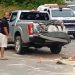 Vídeo mostra como ficaram caminhão e picape após acidente na AM-010 neste sábado