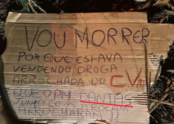 Casa de PM apontado em bilhete com homem m0rt0 é alvo de ‘chuva de t2r0s’ em Manaus