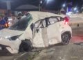 Motorista m0rre dentro do carro após ch0que na Djalma Batista