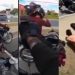 Vídeo: Rocam deita dois blindados na rua e prova que bandid0 não aguenta a polícia