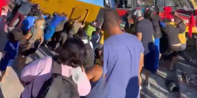 Vídeo urgente: “amarelinho” tomba na Autaz, deixa ferid0s e povo se revolta com motorista