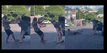 Vídeo forte: idoso é atacad0, r0ubado e derrubad0 na saída do banco em Manaus