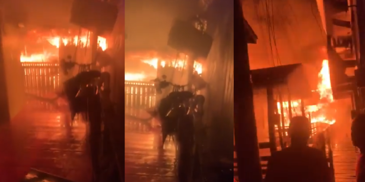 Vídeo: Idosa m0rr3 carb0nizada e homem fica ferid0 em incêndio no Careiro da Várzea