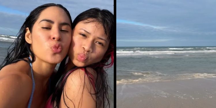 Isabelle Nogueira viaja de férias com a irmã: ‘primeira viagem de férias só nossa’