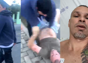 Vídeo: Jornalista amazonense é e$faquead0 e esposa xingada de ‘pr3ta saf@da’ por vizinho em SC
