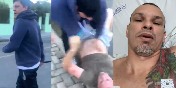 Vídeo: Jornalista amazonense é e$faquead0 e esposa xingada de ‘pr3ta saf@da’ por vizinho em SC