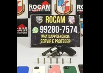 Jovem de 17 anos armad0 tenta fugir da Rocam mas é pego em Manaus 