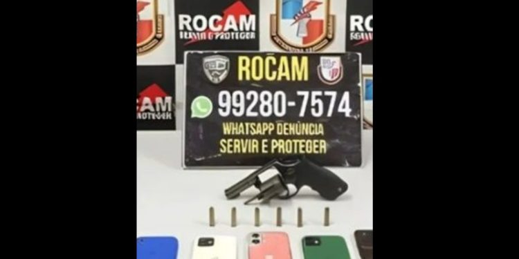 Jovem de 17 anos armad0 tenta fugir da Rocam mas é pego em Manaus 